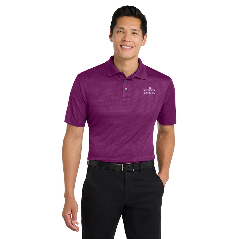 Life; Story Performance Fine Jacquard Polo
